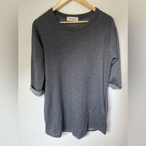 Impressions - sweatshirt dress with pockets - grey - size medium